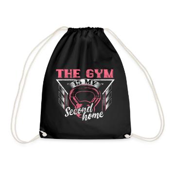 Figure de fitness de fille - Sac de sport léger - noir - Devant