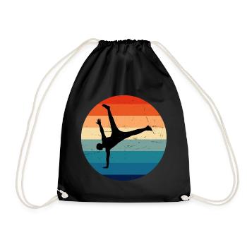 Breakdance Homme Bboy Hip Hop Break Dance - Sac de sport léger - noir - Devant
