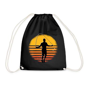 Rope jumper - Turnbeutel - Schwarz - Vorne