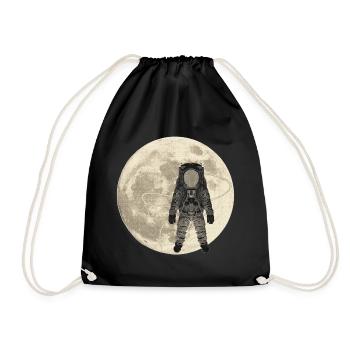 Weltall outfits, asttronauten outfits mann - Turnbeutel - Schwarz - Vorne