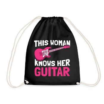 Guitare électrique Guitare électrique Guitariste Guitare - Sac de sport léger - noir - Devant