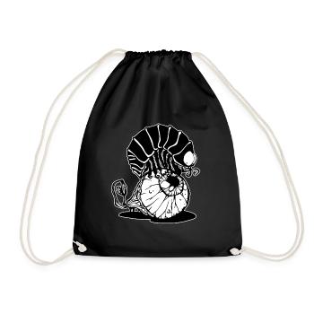 Scarabée effrayant - Sac de sport léger - noir - Devant