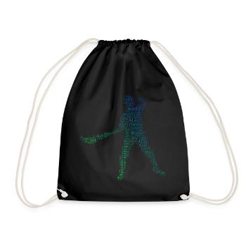 Pelote Basque Pelote Femme Vasca - Sac de sport léger - noir - Devant