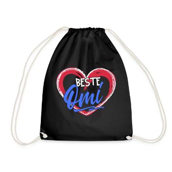 Grandma Glückwunsc Statement Best Grandma Grandmother - Drawstring Bag - black - Front