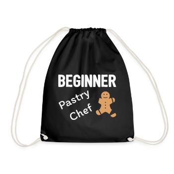 Beginner Pastry Chef - Sac de sport léger - noir - Devant