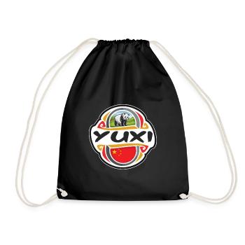 Yuxi China Flag Badge Souvenir de voyage Timbre souvenir - Sac de sport léger - noir - Devant