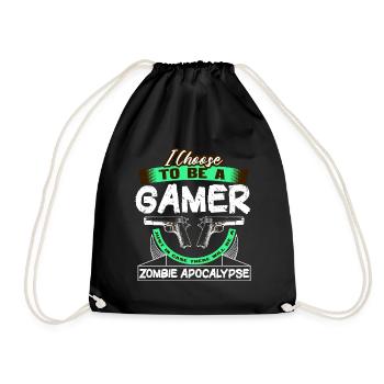 Zombie Apocalypse Games Idée cadeau d’horreur - Sac de sport léger - noir - Devant