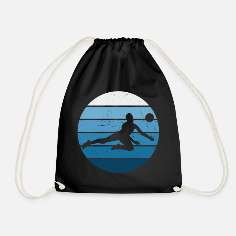 Joueuse de volley-ball volleyeuse Volleyeuse - Sac de sport léger - noir