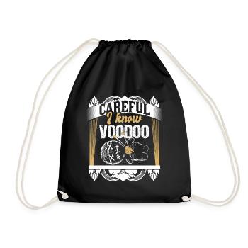 Voodoo Puppe Horror - Turnbeutel - Schwarz - Vorne