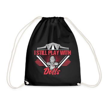 Voodoo Puppe Spruch Geschenkidee - Turnbeutel - Schwarz - Vorne