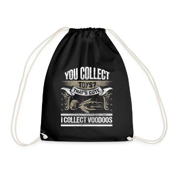 Voodoo Bondieu Creepy Gift Idea - Drawstring Bag - black - Front