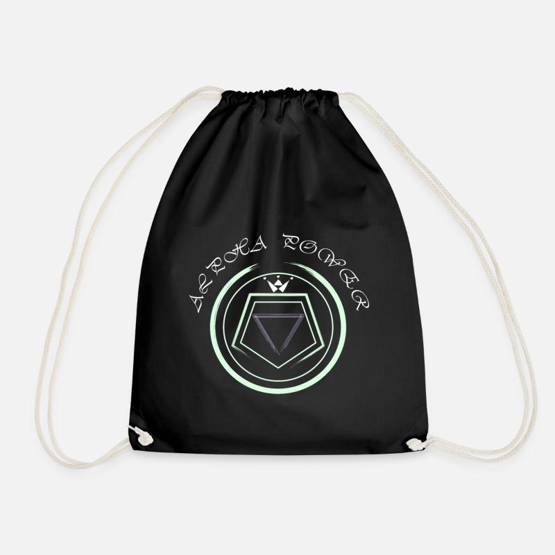 Alpha Power - Drawstring Bag - black