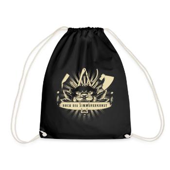 Zimmermann Guild Sign - Drawstring Bag - black - Front
