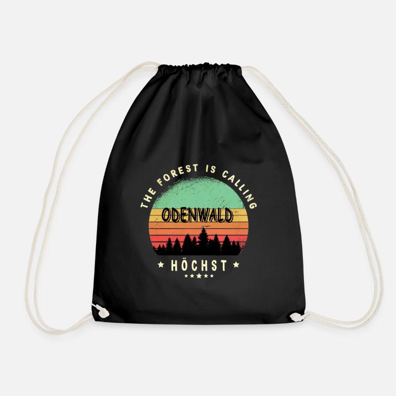 Höchst Odenwald Design - Turnbeutel - Schwarz