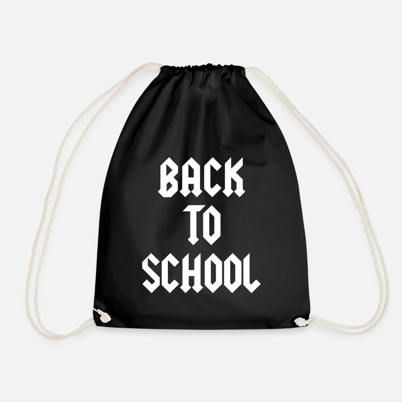 Back To School Schulanfang Schulbeginn - Turnbeutel - Schwarz
