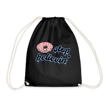 Sweets Delicious Donut Dessert Statement - Sac de sport léger - noir - Devant