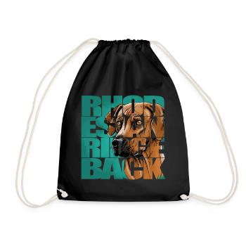Rhodesian Ridgeback - Sac de sport léger - noir - Devant