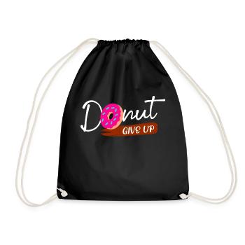 Bonbons Déclaration Donut Snacking Cuisson - Sac de sport léger - noir - Devant