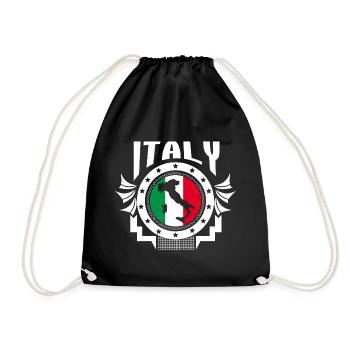 Italy Football Italian footballers - Drawstring Bag - black - Front