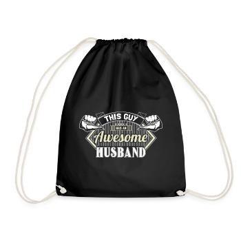 Homo Ehe Mann Liebe Geschenk - Turnbeutel - Schwarz - Vorne