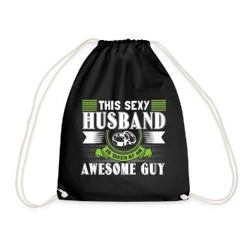 Homo Husbands Husbands Gift - Drawstring Bag - black - Front