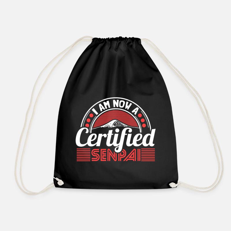 Japan Anime Birthplace Gift - Drawstring Bag - black
