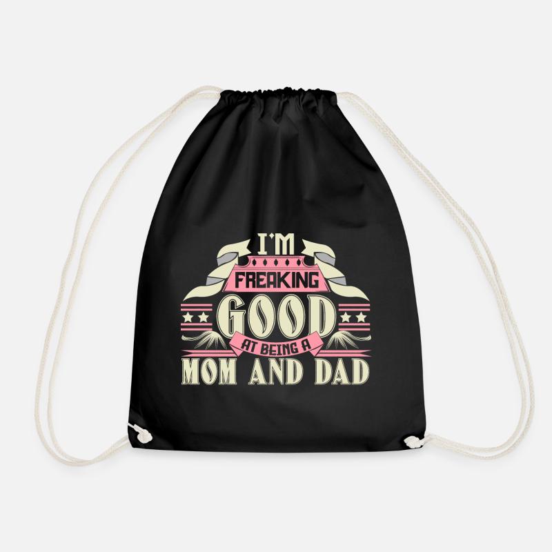 Single Mom Mum Geschenk - Turnbeutel - Schwarz