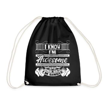 Idée de cadeau pour une seule fête de l’indépendance - Sac de sport léger - noir - Devant