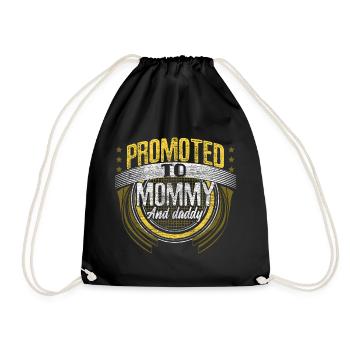 Single Mother Mom Family Gift - Drawstring Bag - black - Front