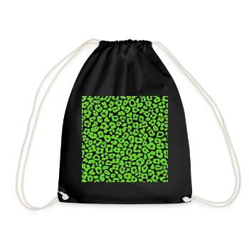 Peau d'animal avec style de couleur africaine - Sac de sport léger - noir - Devant