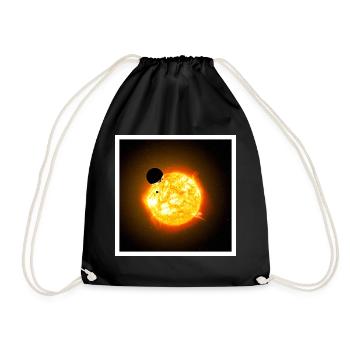 Soleil - Sac de sport léger - noir - Devant