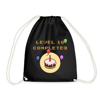 Anniversaire Level 10 - Sac de sport léger - noir - Devant