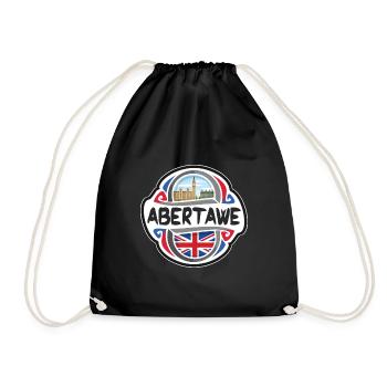 Abertawe Royaume-Uni Royaume-Uni Drapeau Souvenir de voyage Ba - Sac de sport léger - noir - Devant