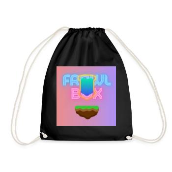 FrawlBox - Drawstring Bag - black - Front