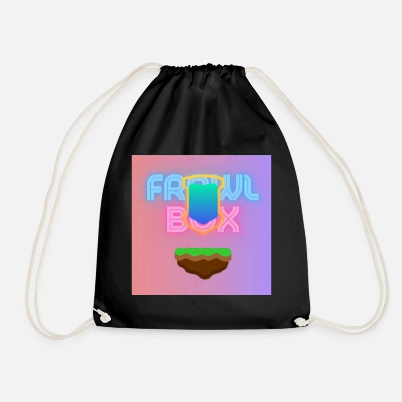 FrawlBox - Drawstring Bag - black