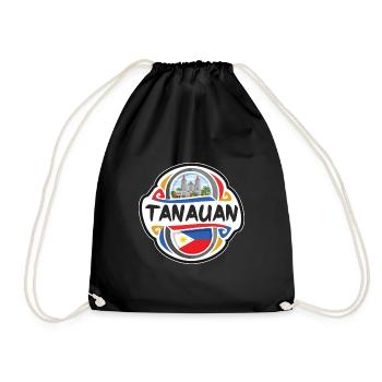 Tanauan Philippines Drapeau Voyage Souvenir Badge Sta - Sac de sport léger - noir - Devant