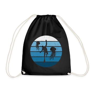 Plongée Pour Femmes Plongée Plongée Plongeuse Plongée Libre - Sac de sport léger - noir - Devant