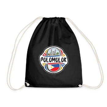 Polomolok Philippines Drapeau Voyage Souvenir Badge S - Sac de sport léger - noir - Devant