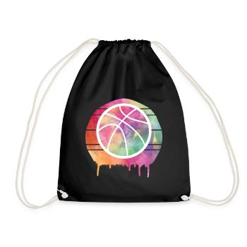 Basketball Player - Drawstring Bag - black - Front