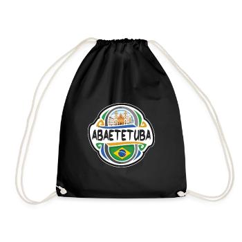 Abaetetuba Brésil Drapeau Badge Voyage Souvenir Timbre - Sac de sport léger - noir - Devant