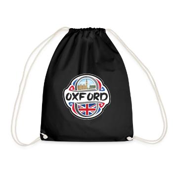 Oxford Royaume-Uni Royaume-Uni Drapeau Souvenir de voyage Badg - Sac de sport léger - noir - Devant