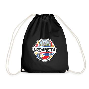 Urdaneta Philippines Drapeau Voyage Souvenir Badge St - Sac de sport léger - noir - Devant