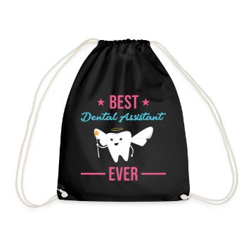 Best Dental Assistant Ever Dental Assistant - Turnbeutel - Schwarz - Vorne