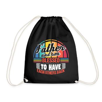 Père et fils Père de naissance - Sac de sport léger - noir - Devant