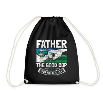 Father & Son Paternity Daddy - Drawstring Bag - black - Front