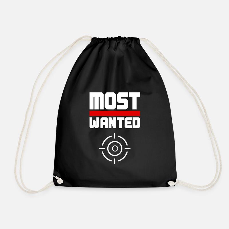 Most Wanted - Turnbeutel - Schwarz