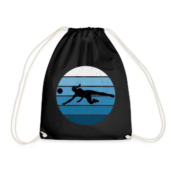 Volleyball Volleyball Masculin Femmes - Sac de sport léger - noir - Devant