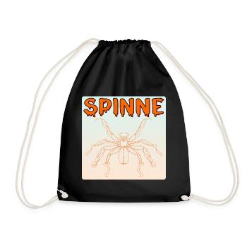 HALLOWEEN KOSTÜME - SPINNENTIERE SPINNE - Turnbeutel - Schwarz - Vorne