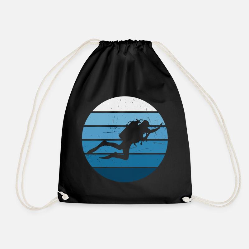 Plongée libre Tauchen Plongée sous-marine Tauchen Plongée - Sac de sport léger - noir