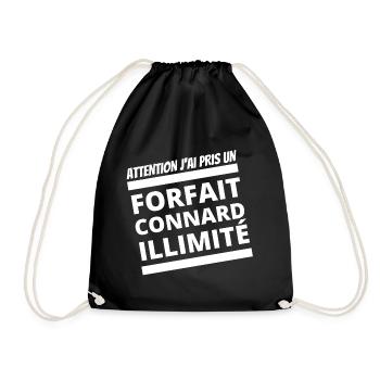 téléphone, forfait téléphone, téléphone portable - Sac de sport léger - noir - Devant